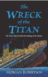 první vydání knihy Ztroskotání Titanu bylo v roce 1898